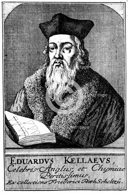 Edward Kelley, astrologer and alchemist, (1575) c1700. Artist: Unknown