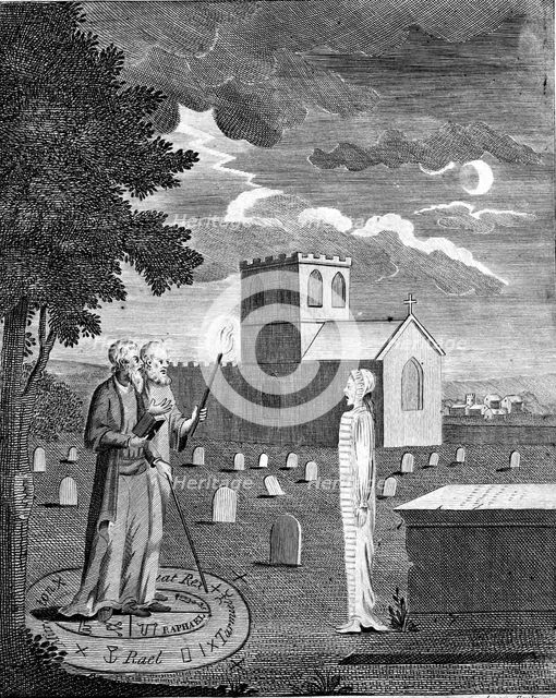 Edward Kelley, English astrologer and alchemist, c1790. Artist: Unknown