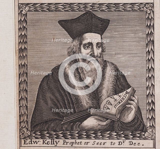 Edward Kelley (From: The order of the Inspirati), 1659. Artist: Anonymous  