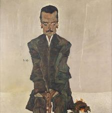 Edward Kosmack, 1910. Creator: Egon Schiele