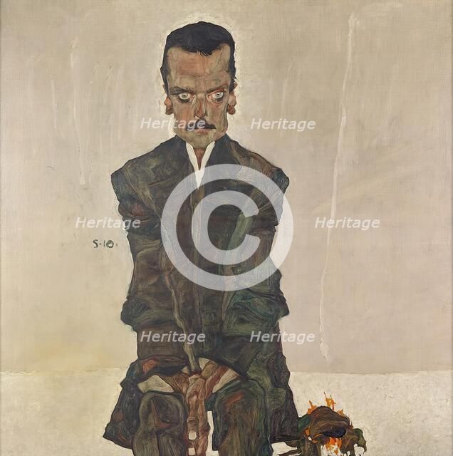 Edward Kosmack, 1910. Creator: Egon Schiele.