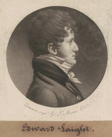 Edward Laight, 1807. Creator: Charles Balthazar Julien Févret de Saint-Mémin