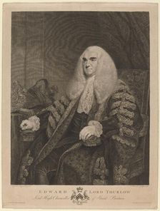 Edward, Lord Thurlow, 1782. Creator: Francesco Bartolozzi
