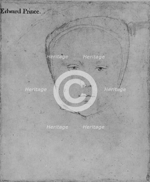 'Edward, Prince of Wales', 1538 (1945). Artist: Hans Holbein the Younger.