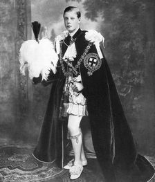 Edward, Prince of Wales as a Knight of the Garter, early 20th century