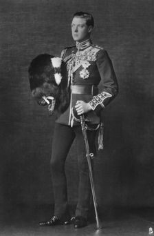 Edward, Prince of Wales, in army uniform, 1920s(?). Creator: Raphael Tuck & Sons
