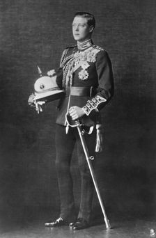 Edward, Prince of Wales, in army uniform, 1920s(?). Creator: Raphael Tuck & Sons