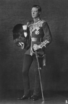 Edward, Prince of Wales, in army uniform, 1920s(?). Creator: Raphael Tuck & Sons