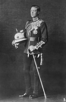 Edward, Prince of Wales, in army uniform, 1920s(?). Creator: Raphael Tuck & Sons
