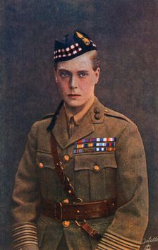 Edward, Prince of Wales, in army uniform, early 20th century. Creator: Raphael Tuck & Sons