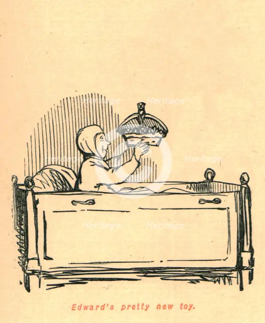 'Edward's pretty new toy', 1897.  Creator: John Leech.