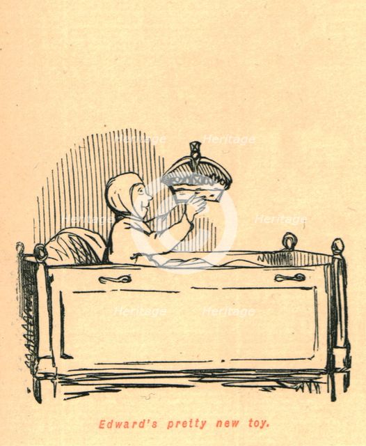 'Edward's pretty new toy', 1897.  Creator: John Leech.