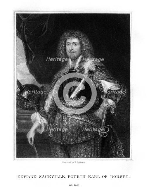 Edward Sackville, 4th Earl of Dorset, English soldier and statesman, (1829).Artist: H Robinson