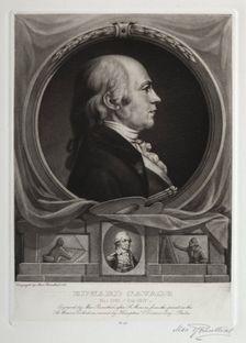 Edward Savage, 1899. Creator: Max Rosenthal (American, 1833-1918)