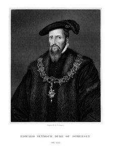 Edward Seymour, 1st Duke of Somerset, Lord Protector of England, (1823).Artist: R Cooper