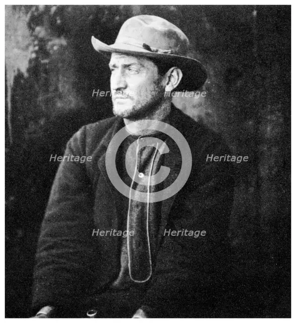 Edward Spangler, member of the Lincoln assassination plot, 1865 (1955). Artist: Unknown