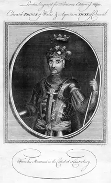Edward, the Black Prince, (1786).Artist: Goldar