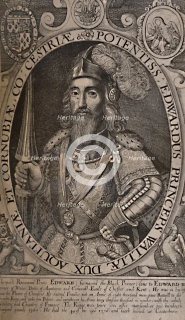 Edward, the Black Prince, c1618 (1894). Artist: Renold Elstrack.