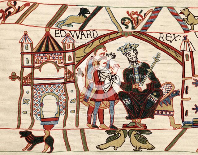 Edward The Confessor, Anglo-Saxon king of England, 1070s. Artist: Unknown