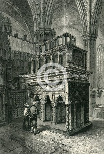 'Edward the Confessor's Shrine. Westminster Abbey', c1870.