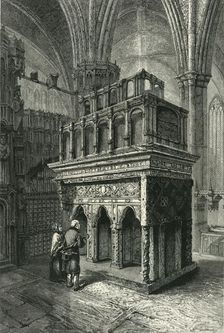 Edward the Confessor's Shrine. Westminster Abbey c1870