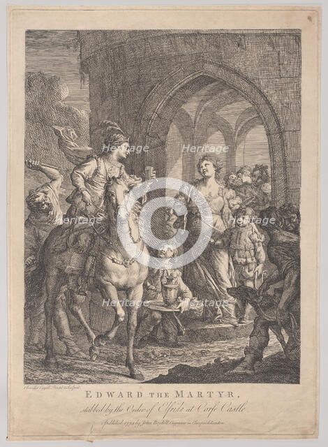 Edward the Martyr, 1773. Creator: Andrea Casali.