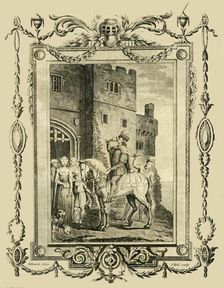 Edward the Martyr stabbed by order of his Step Mother, Elfrida, at Corfe Castle (978), 1783. Creator: Unknown