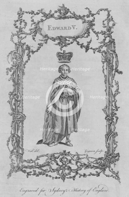 'Edward V', 1773.  Creator: Charles Grignion.