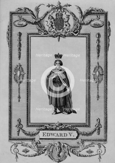 'Edward V', 1783.  Artist: Alexander Hogg.