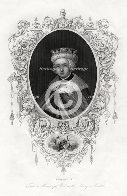 Edward V, King of England, 1860. Artist: Unknown