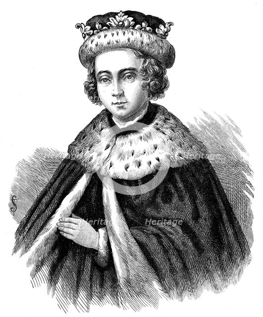 Edward V, one of the 'Princes in the Tower', c1880. Artist: Unknown