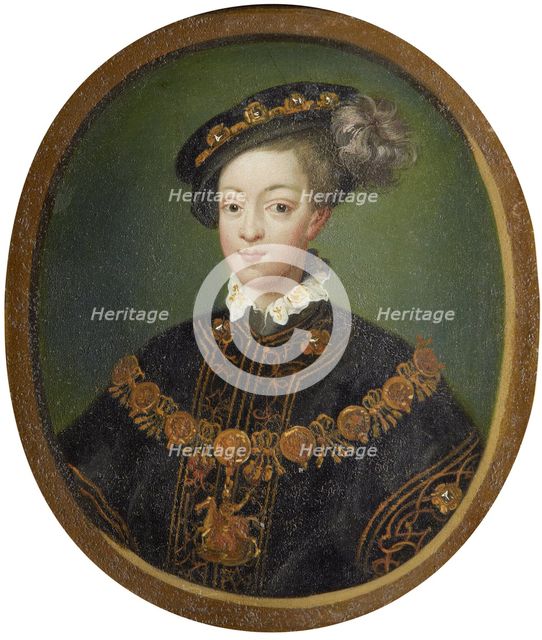 Edward VI (1537-1553), King of England, 16th century. Artist: Oliver, Isaac (1556-1617)
