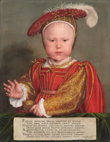 Edward VI as a Child, probably 1538. Creator: Hans Holbein the Younger