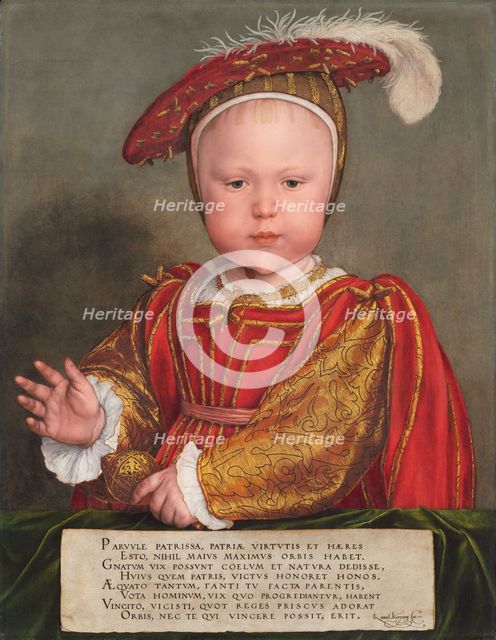 Edward VI as a Child, probably 1538. Creator: Hans Holbein the Younger.