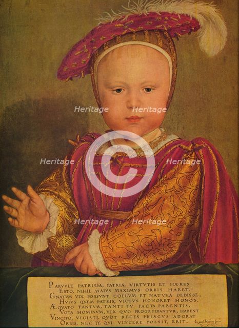 'Edward VI as Prince of Wales', c1538. Artist: Hans Holbein the Younger.