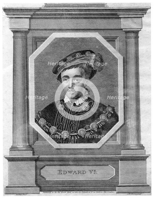 Edward VI, King of England, (1802).Artist: AW Warren