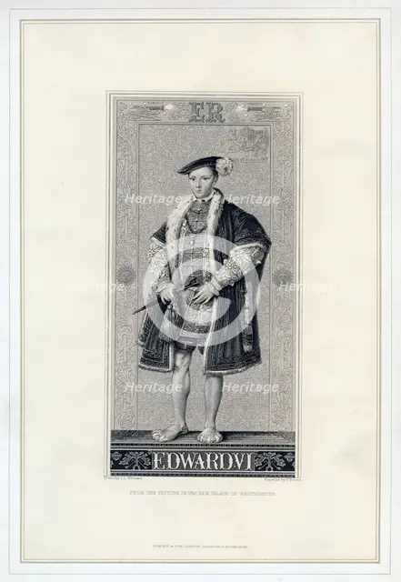 Edward VI, King of England.Artist: T Brown