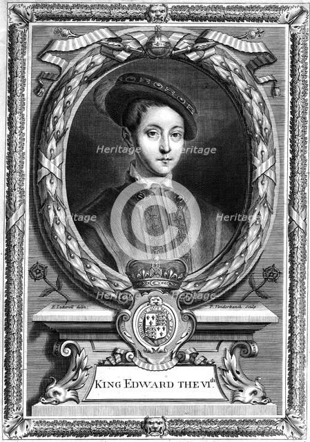 Edward VI, King of England.Artist: Edward Lutterell