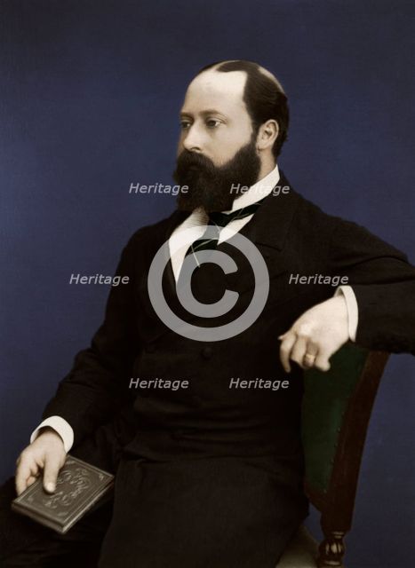 Edward VII (then Prince of Wales), 1876. Artist: Unknown.