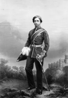 Edward VII (then Prince of Wales) as colonel, c1860
