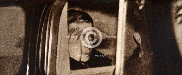 Edward VIII leaving Windsor Castle, after his abdication speech, 11 December, 1936. Creator: Unknown.