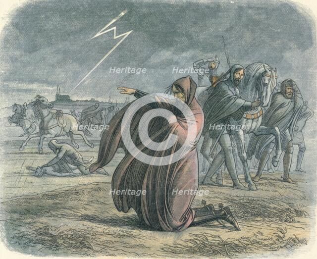 'Edward vows that he will make peace', 1360 (1864). Artist: James William Edmund Doyle.