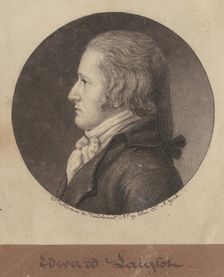 Edward William Laight, 1797. Creator: Charles Balthazar Julien Févret de Saint-Mémin