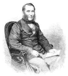 Edward William Watkin, Esq., M.P. For Stockport, 1864. Creator: Unknown