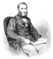 Edward William Watkin, Esq., M.P. For Stockport, 1864. Creator: Unknown