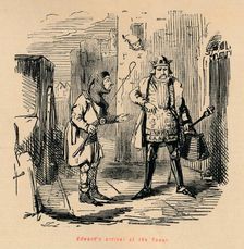 Edward's arrival at the Tower c1860, (c1860). Artist: John Leech