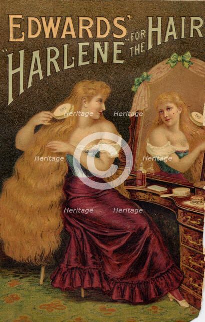 Edward’s Harlene For The Hair, 1900. Artist: Unknown