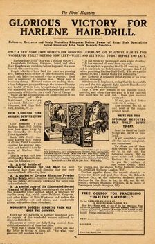 Edwards Harlene hair dressing, 1890s