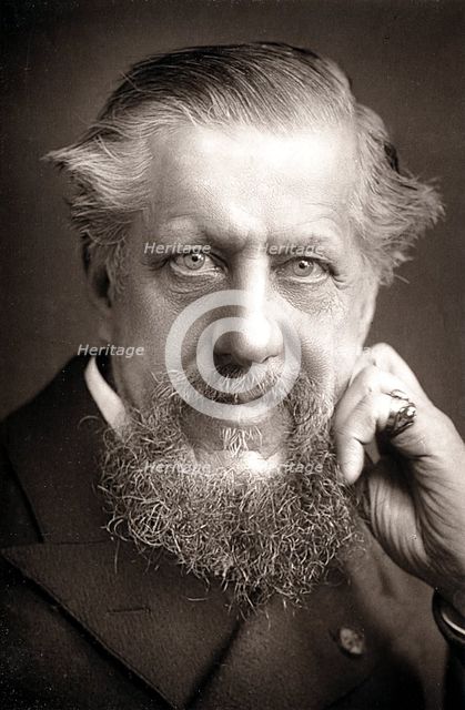 Edwin Arnold (1832-1904), British orientalist, poet and journalist, c1890. Artist: Unknown