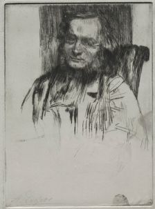Edwin Edwards, 1861. Creator: Alphonse Legros (French, 1837-1911)